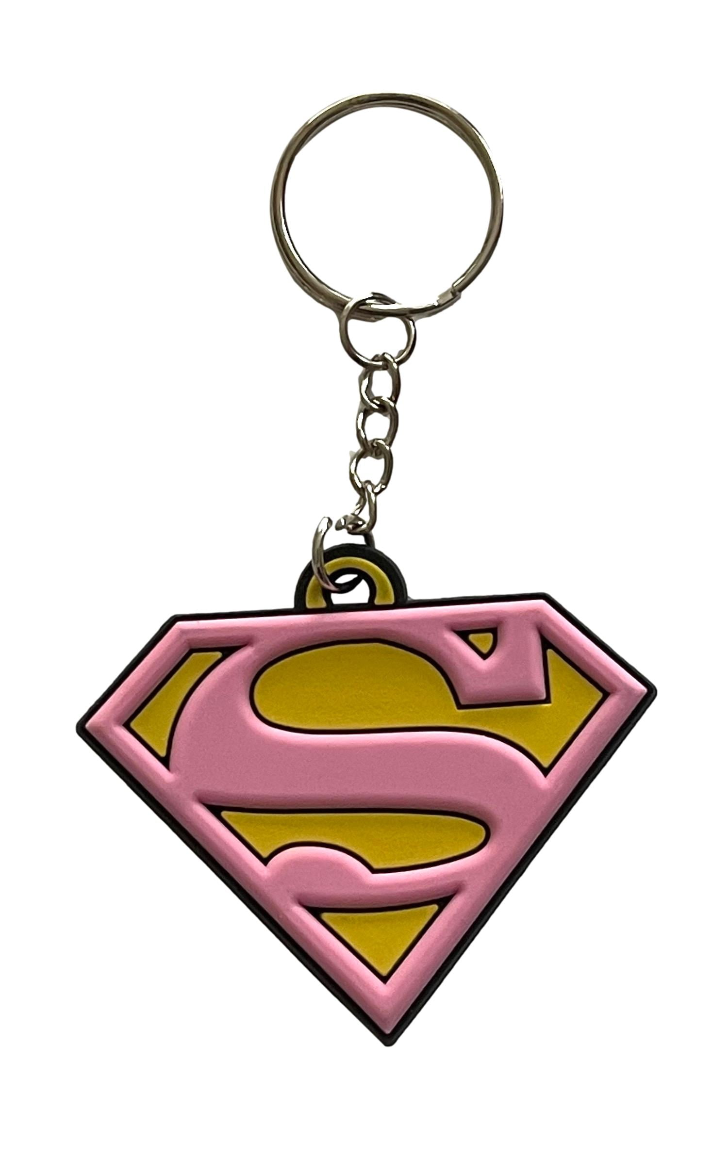 Superman Logo Bendable Keychain