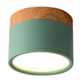 thumbnail image 1 of Luz Descendente LED de Madera Cilíndrica perfecl 12W Verde, 1 of 4