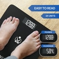 thumbnail image 2 of INEVIFIT BATHROOM SCALE, Highly Accurate Digital Bathroom Body Scale, Measures Weight up to 400 lbs - Black, 2 of 6