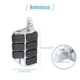 thumbnail image 2 of Unique Bargains Chrome Motorcycle Male Mount Dually Foot pegs Set For Harley Davidson Highway High Quality, 2 of 4