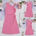 thumbnail image 2 of adviicd Robe de Printemps pour Filles Robe pour Filles Pâques Printemps Robe d'Été pour Filles Robe de Fête de Danse Fleurie Rose, 10 Ans, 2 of 5