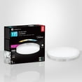 thumbnail image 2 of Xtricity - Ceiling Light with Integrated LEDs, 17" Diameter, 3 Color Options, From the Valerio Collection, Nickel, 2 of 3