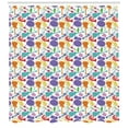 thumbnail image 2 of Ambesonne Music Shower Curtain, Colorful Instruments Bass, 69"Wx84"L, Multicolor, 2 of 2