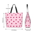 thumbnail image 5 of Yiaed Strawberry And Heart Print Handbag for Women Tote Purse Shoulder Bag Large Fashion Hobo Purse Handbag Shopping Tote, 5 of 5