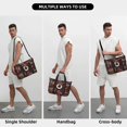 thumbnail image 7 of Sigee A Cup Of Black Coffee On A Saucer for Hand Travel Bag,Sports Tote Gym Bag for Men and Women, 7 of 7