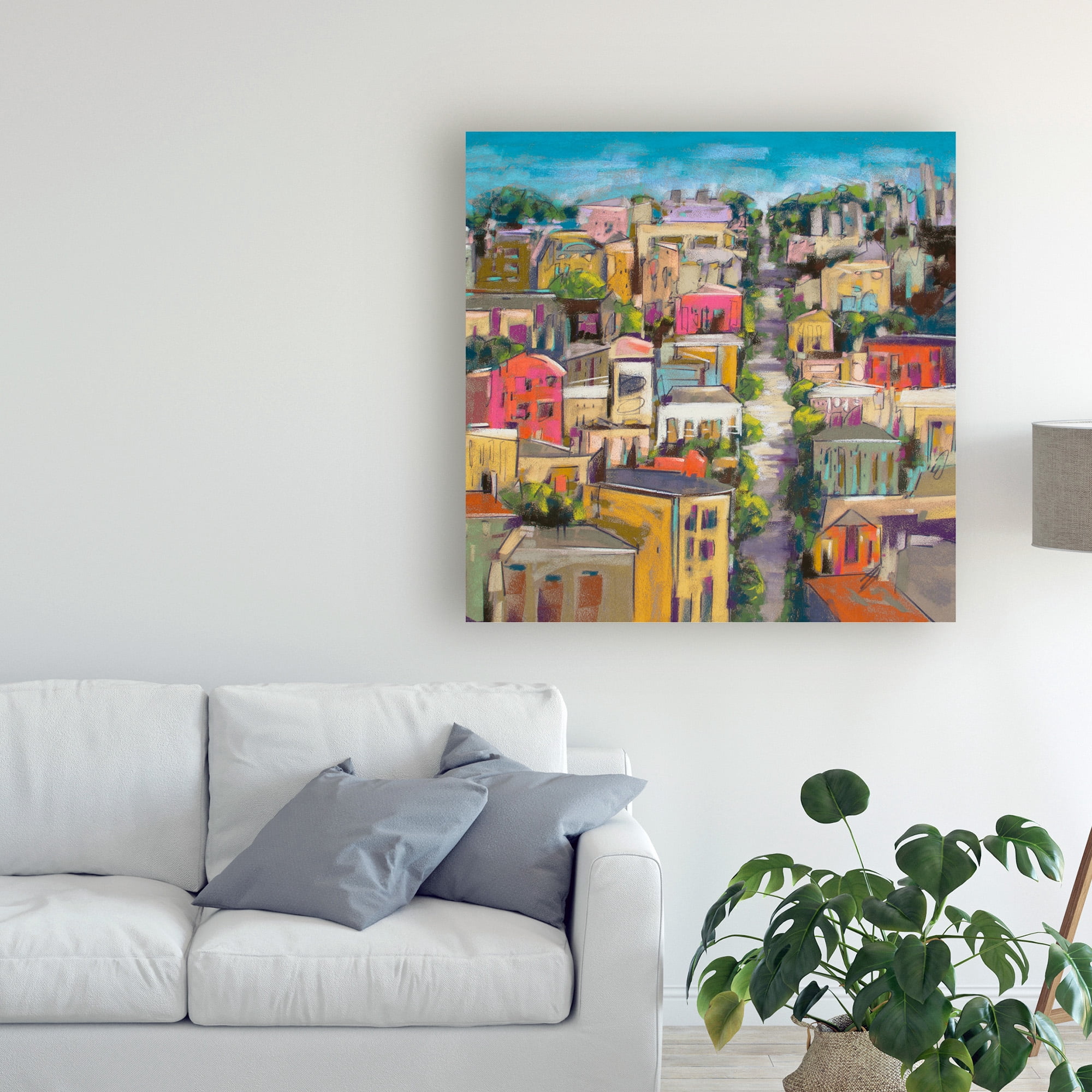 Trademark Fine Art 'City Color II' Canvas Art by Jennifer Gardner