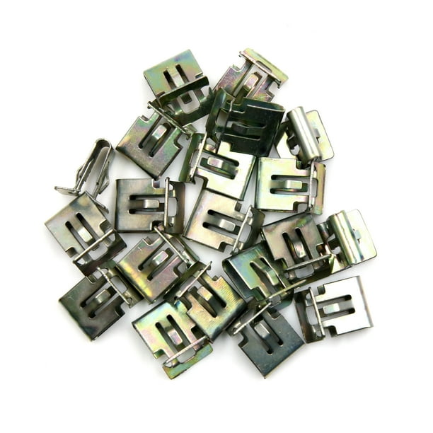 20pcs Bronze Tone Interior Console Dash Dashboard Trim Metal Retainer