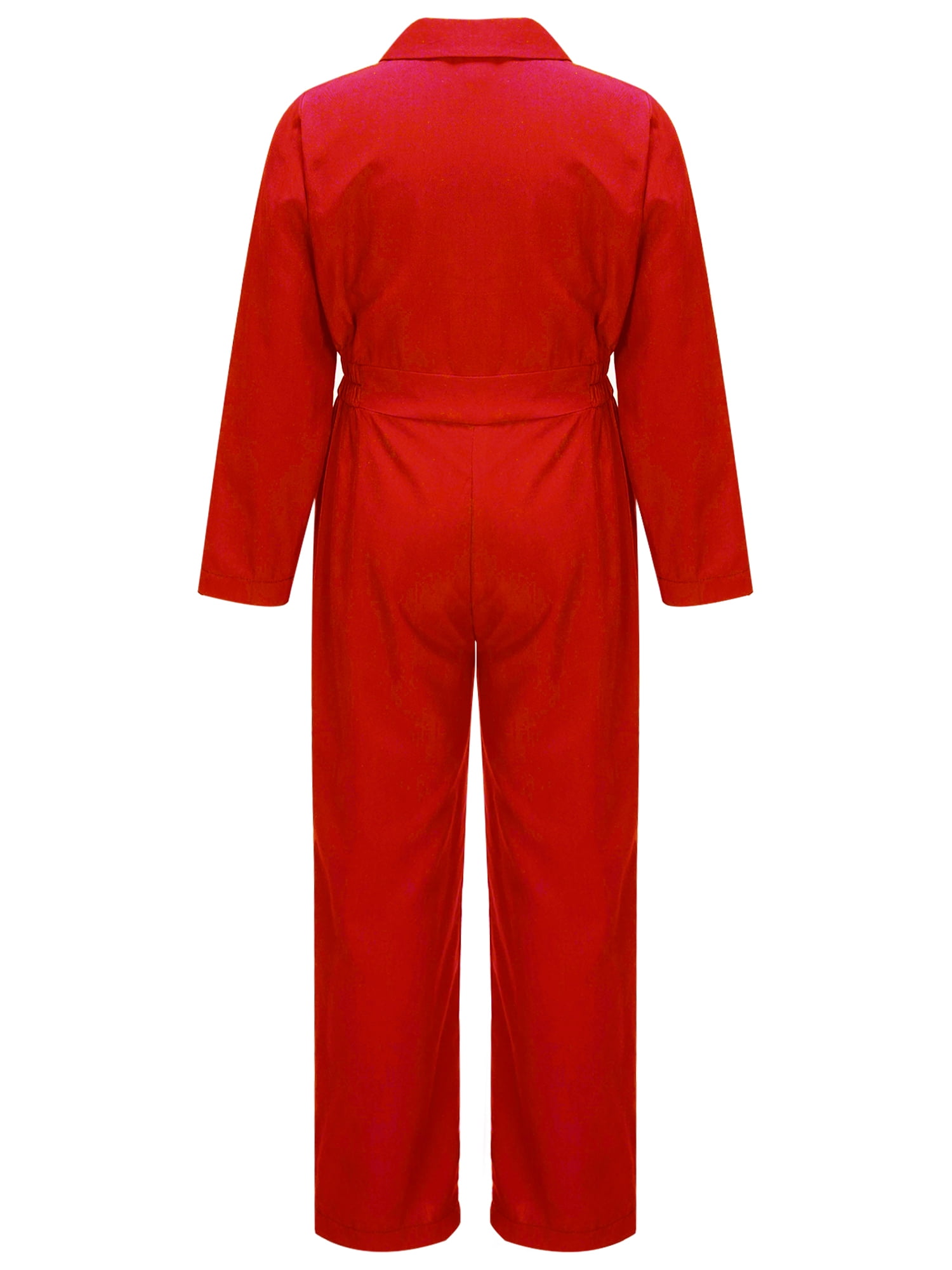 Red mechanic jumpsuit sales