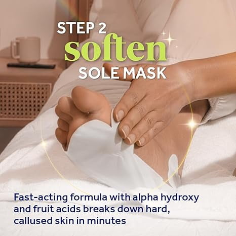 Dr. Scholl’s Pedi Perfect 4-in-1 Pedicure Kit, Foot Soak, Exfoliating Mask, Moisturizing Cream, Pumice Stone Foot File &  Callus Remover