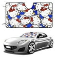 thumbnail image 1 of Hello Kitty Car Window Sun Shade Visor, Car Sunshade Front, Windshield Visor Shield Cover Foldable Reflector for Car Truck SUV 55"x30", 1 of 8
