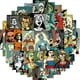 thumbnail image 2 of Pegatinas de vinilo con ilustraciones divertidas, impermeables, 56 unidades, 2 of 4