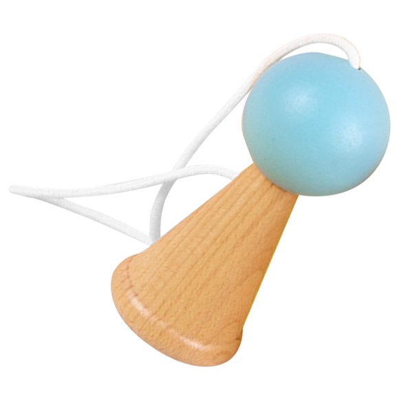 OUNONA Jouet kendama Amusant Bois Bleu pour Activités de Groupe Lot de 1