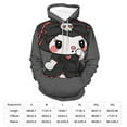 thumbnail image 7 of KUROMI Hoodie with Pocket Anime for Men Women Couple Gift, 7 of 7