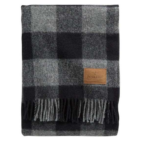 Pendleton Rob Roy Charcoal Wool Motor Robe Throw