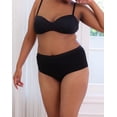 thumbnail image 2 of Calzoncillos de cintura alta de algodón de talla grande de Underwear INNERSY, paquete de 5, 2 of 6