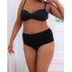 thumbnail image 2 of Calzoncillos de cintura alta de algodón de talla grande de Underwear INNERSY, paquete de 5, 2 of 6
