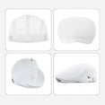thumbnail image 4 of Men's Mesh Flat Cap Breathable Summer Newsboy Hat Beret Ivy Cap Irish Cabbie Gatsby Driving Hunting Hats, 4 of 7