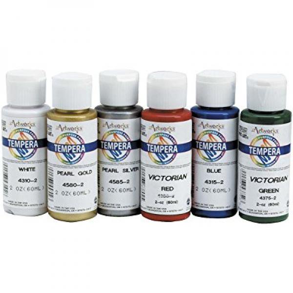 Pro Art Liquid Tempera Paint Set 2oz Classic 6pc