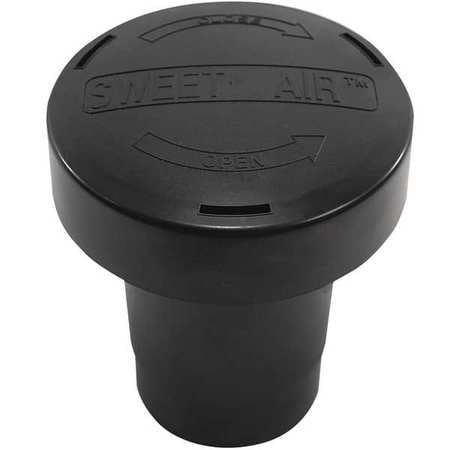 - Sweet Air VS-TT ABS Vent Stack Filter, Black
