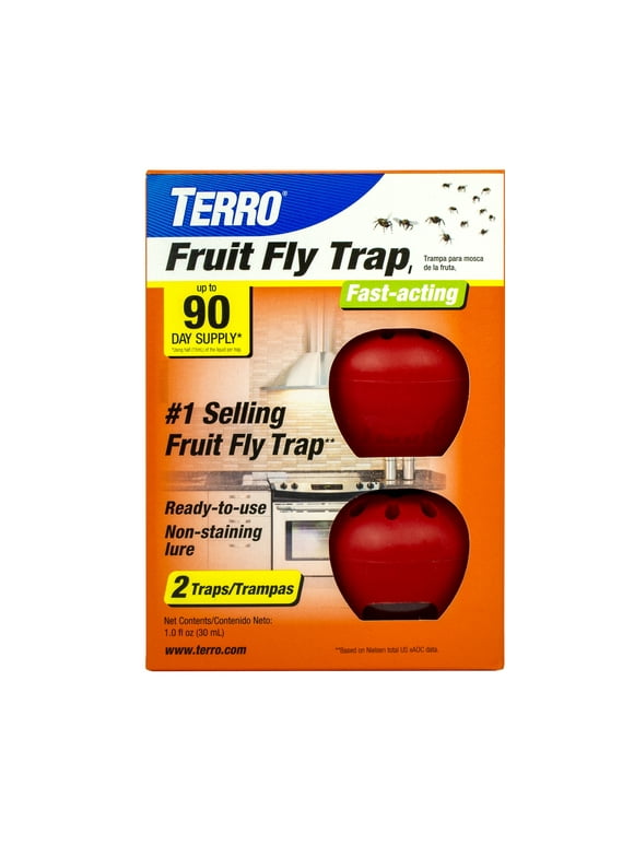 TERRO Fruit Fly Traps - 2 Pack