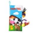 thumbnail image 1 of Libro de tela suave,libro de tela suave para bebé juguetes educativos de aprendizaje,libro de tela para el desarrollo de la inteligencia de la cola animal,Juego de libros de tela para bebé, 1 of 6