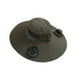 thumbnail image 4 of Sombrero de ancha para hombre y mujer, con 2 ventiladores solares, compacto, transpirable, para actividades al aire libre, ideal para pescar y verde, 4 of 8