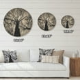 thumbnail image 4 of Designart 'Sky View Throught Winter Branches ' Modern Wood Wall Clock, 4 of 5