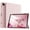Pink, variant on Soft TPU Tri-Fold Flip Cover for iPad Air 13" M2/M3/M4 / iPad Pro 12.9" 4/5/6 Gen, Slim Smart Case with Apple Pencil Slot Auto Sleep Wake, Black