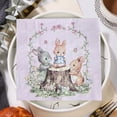 thumbnail image 4 of Easter Bunny Paper Napkins for Party Decorations,Disposable Dinner Napkins for Easter Celebration,Spring Themed Luncheon Napkins,Festive Holiday Tableware,Colorful Rabbit Design Party Supplies, 4 of 7