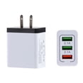 thumbnail image 1 of Reemplazo para iPhone Android Inteligente Travel 3 Cargador USB Adaptador de pared Portátil Rápido Carga de teléfono móvil Enchufe de EE. UU. Noticed EL0896-06, 1 of 2