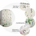 thumbnail image 5 of Shower Curtain, Watercolor Flowers on Letter Waterproof Shower Curtain Set with Hooks for Bathroom Showers,Stalls and Bathtubs,72x72In Retro Field Floral Plant, 5 of 9