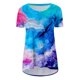 thumbnail image 4 of Blusa informal de manga corta con cuello redondo y estampado suelto de verano para mujer con estilo OAVQHLG3B Store  lin121212, 4 of 4