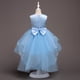 thumbnail image 3 of Vestido de princesa de diamantes para niñas de Europa y Estados Unidos, vestido de cola de encaje esponjoso, 3 of 6