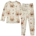 thumbnail image 3 of Boys Pajamas Girls Pajama Christmas Bear Cute Comfortable Cotton Two-piece Pajama Set, 3 of 7