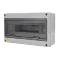 thumbnail image 1 of Dickly Distribution Box Circuit Breaker Box Easy Installation with DIN Rail Rugged Wall 30x10.8x20cm, 1 of 8
