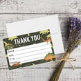 thumbnail image 3 of Koyal Wholesale Kids Fill in the Blank Thank You Cards 20 Cards Including Envelopes Camo Dinosaurs, For Party Guests, 3 of 5