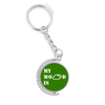 thumbnail image 1 of depressed mood cloud weather rotatable keyholder disc accessories chain clip, 1 of 3