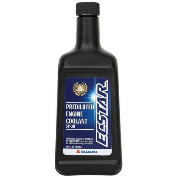Suzuki ECSTAR 50/50 Pre-Diluted Engine Coolant 1 Quart 990A0-02E10-01Q