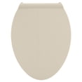 thumbnail image 3 of American Standard Contemporary Slow-Close Elongated Closed Front Toilet Seat with TriVantage in Bone, 3 of 6