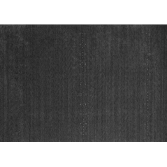 Ahgly Company Indoor Rectangle Abstract Gray Contemporary Area Rugs, 2' x 3'