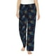 thumbnail image 1 of Balery Peacock Feathers Pantalones de pijama para mujer, pijamas ultraligeros, pantalones de estar por casa-Large, 1 of 6