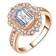 thumbnail image 2 of Fiudx Anillo de Compromiso con Diamantes Brillantes y Circonitas para Mujer, Ideal para Bodas y para Tu Pareja., 2 of 6