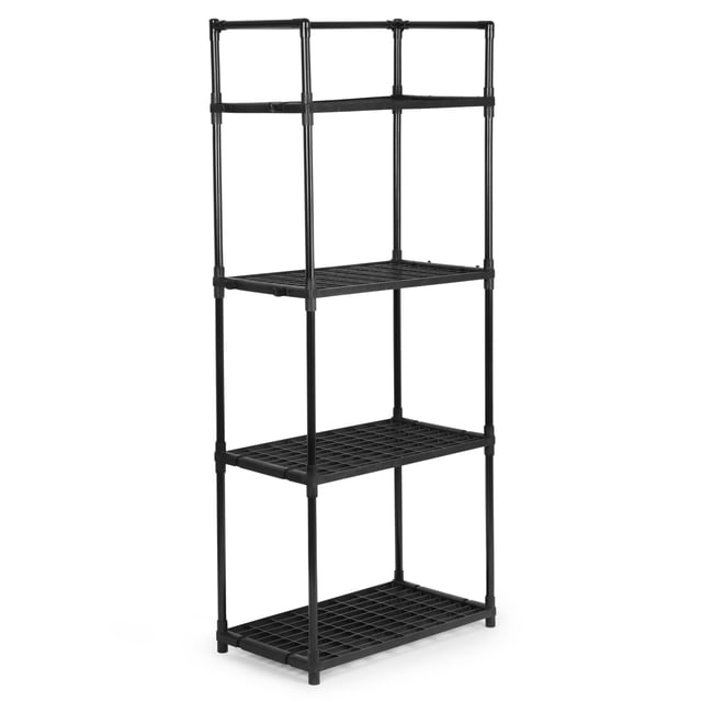 Estante Organizador Multiusos AGBOX Color Negro 4 Peldaños