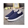 thumbnail image 2 of Mens Casual Slip on Shoes Canvas Comfortable Lightweight Loafers Non-Slip  Sneakers Breathable Shoes Trend Men's Casual Cloth Shoes Board Shoes, 2 of 6