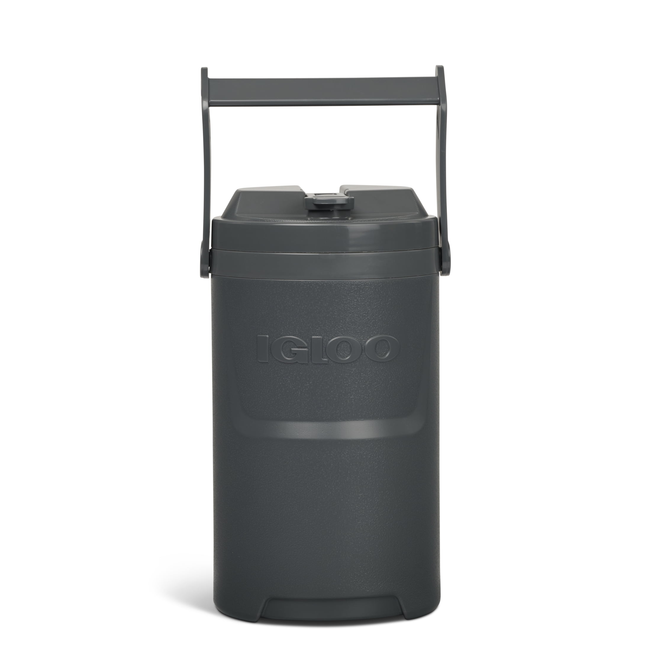 Igloo 1 Gallon Sports Plastic Beverage Jug with Hooks, Monochrome Gray