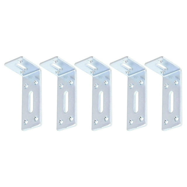 NUOLUX 5pcs L Bracket Thickened Shelf Support Bracket Steel Dresser