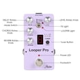 thumbnail image 3 of Rowin RE-05 Loop Guitar Effector Looper Tuner Guitar Looper Effect Pedal Full Metal Shell with Reverb Chorus Delay Effects, 3 of 7