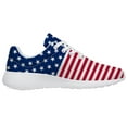 thumbnail image 4 of Customuart Red White Blue Sneakers Womens Running Shoes Size 6.5, 4 of 5