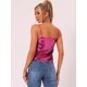 thumbnail image 4 of Disfraz de navidad Camisola Brillante Con Lentejuelas Del Día De San Patricio Para Mujer Club Party Sparkle Cami Top Rosa Caliente XS, 4 of 6