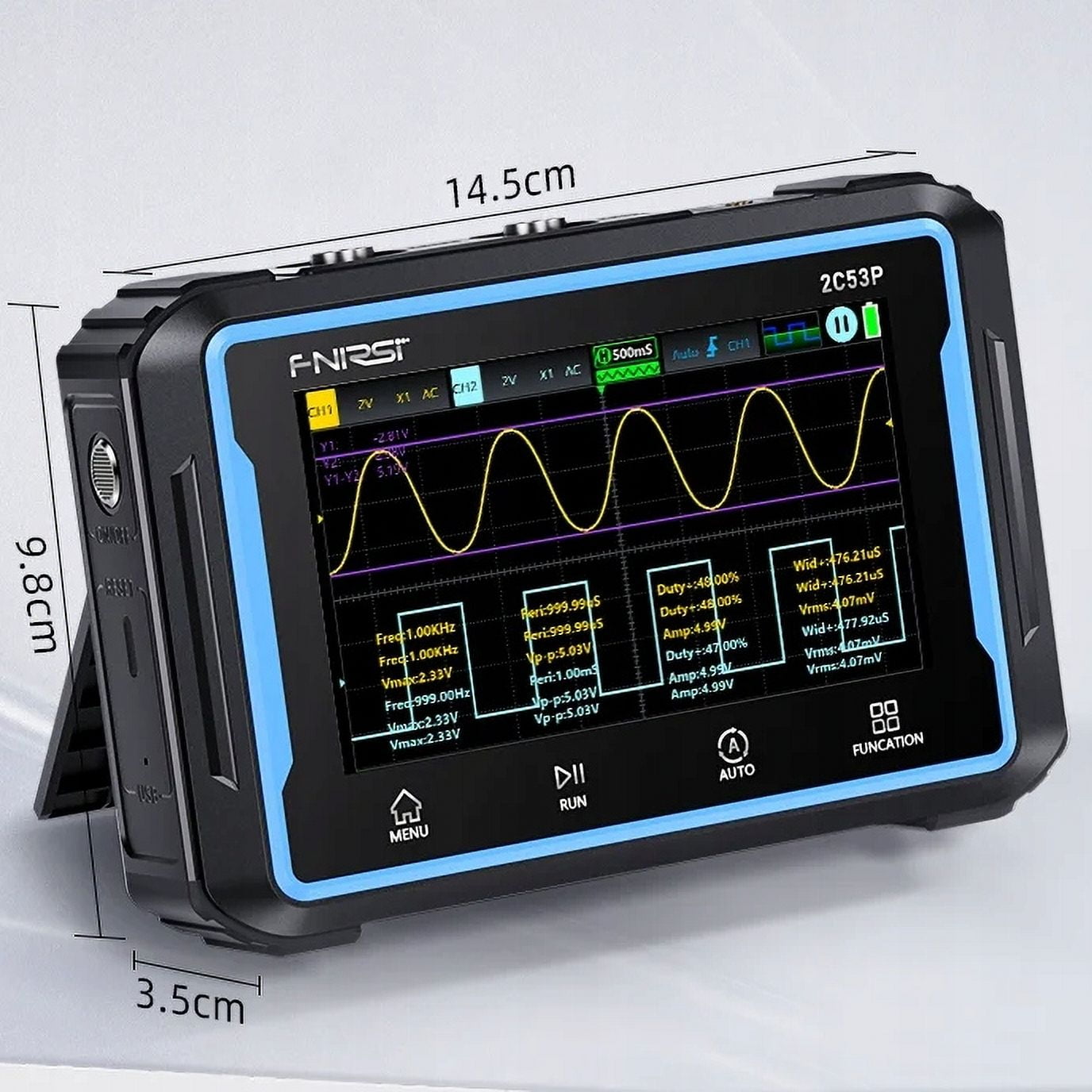 Digital multimeter signal meter oscilloscope 3in1 FNIRSI 2C53P